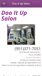 Mobile Screenshot of dooitupsalon.com